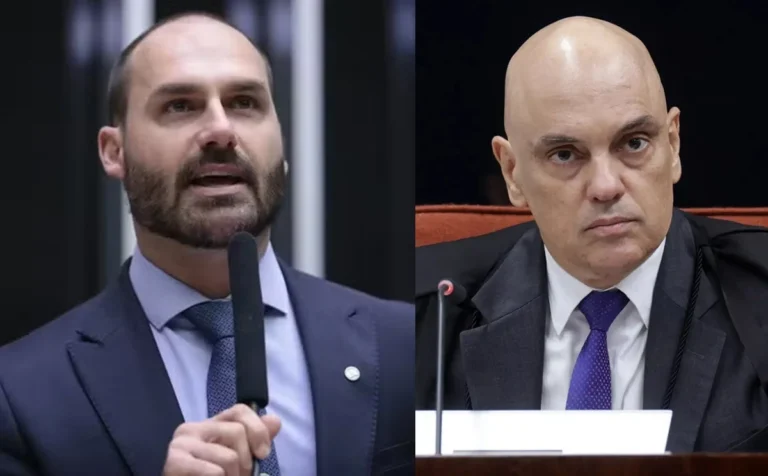 Eduardo Bolsonaro faz grave acusação contra Alexandre de Moraes: “Ameaçou”