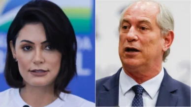 Michelle Bolsonaro se revolta com atitude do PL em relação a Ciro Gomes