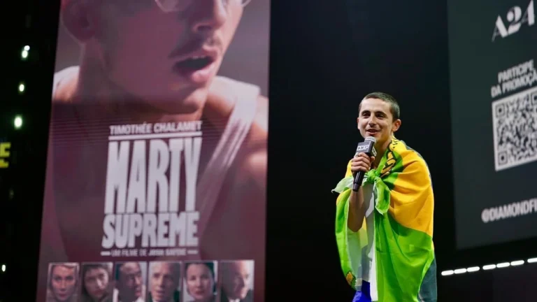 “Marty Supreme”: Timothée Chalamet mostra cenas inéditas do filme