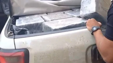 Carga de maconha avaliada em R$ 8 milhões é apreendida em Duque de Caxias