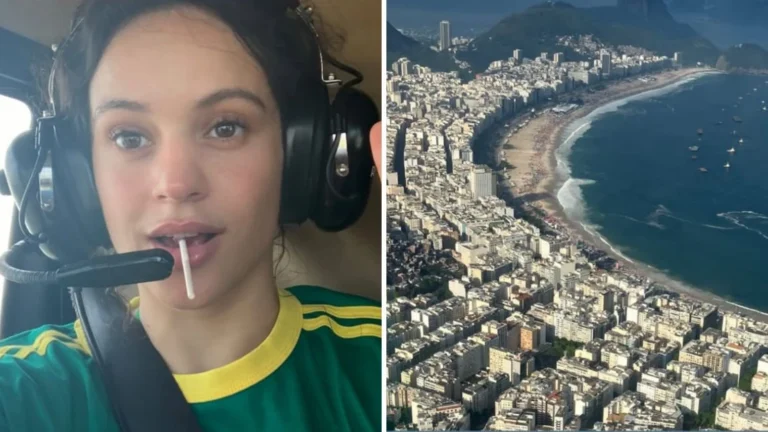 Rosalía se despede do Brasil após virada no Rio: “No me quería ir”