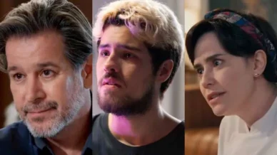 Três Graças: Bomba! Ferette e Samira são os verdadeiros pais de Raul