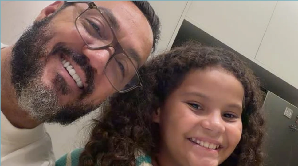 Belo posta foto rara com a neta e se derrete: 