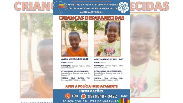 Desaparecimento de irmãos no Maranhão completa um mês sem pistas