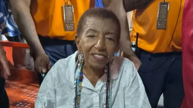 No último carro, Leci Brandão emociona a Sapucaí em desfile-homenagem