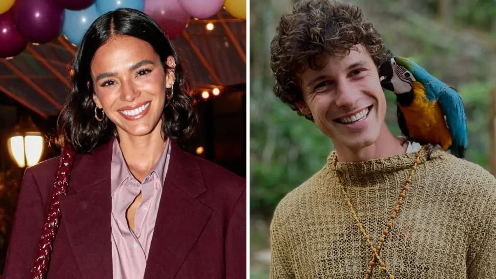 Bruna Marquezine e Shawn Mendes passeiam com cachorrinho no Rio; veja