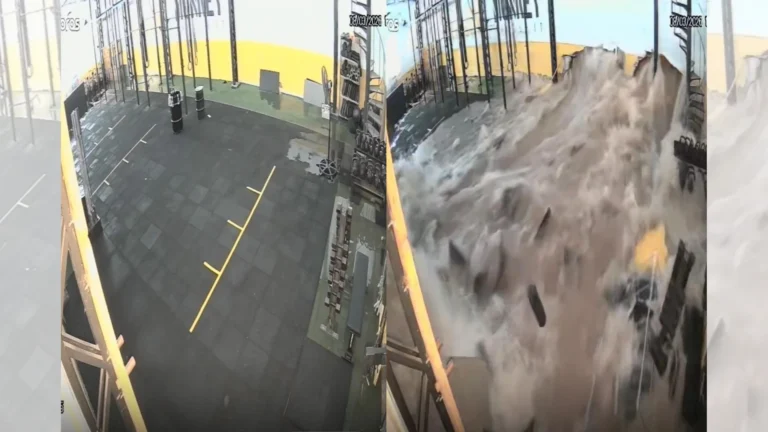 Vídeo: chuva forte destrói academia de crossfit na zona Sul de São Paulo