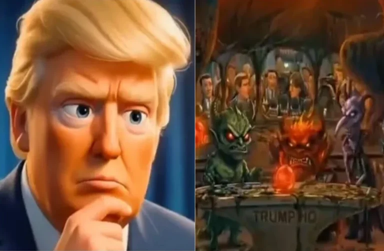 Irã usa IA para zombar de Trump em animação estilo “Divertida Mente do Mal” e vídeo explode nas redes