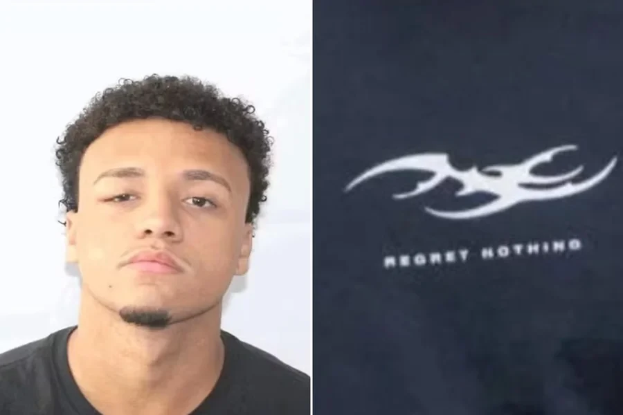 Detalhe na camiseta de preso por estupro coletivo gera polêmica na web