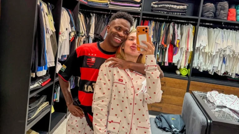 Virginia mostra elevador da mansão de Vini Jr. em Madri