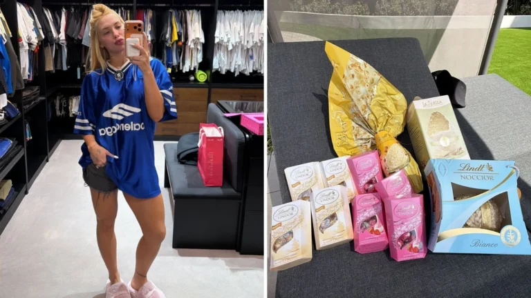 Virginia mostra chocolates de Páscoa que ganhou de Vini Jr: “Arrasou”