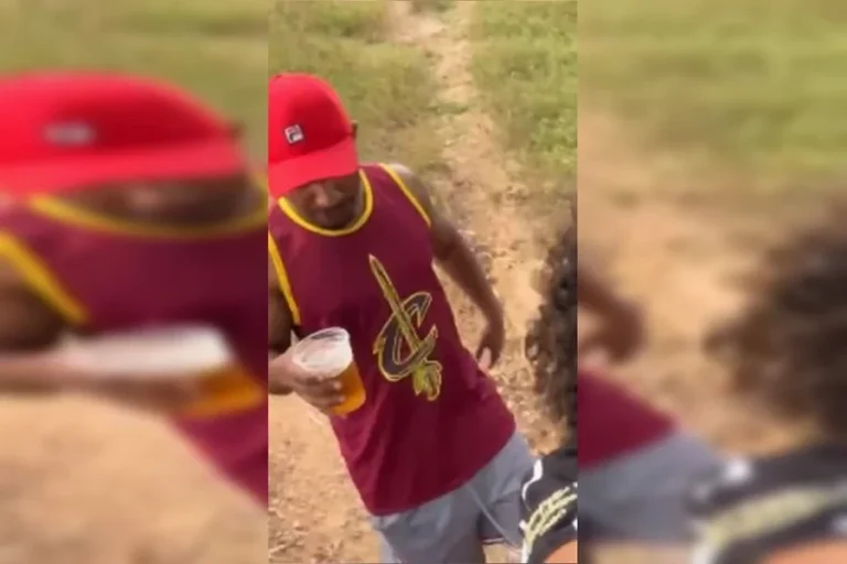 Motorista foi filmado com copão de cerveja antes de acidente na BR-060. Veja vídeo