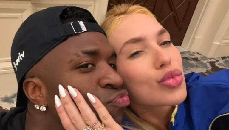 Virginia se declarou a Vini Jr. durante jogo horas antes de término