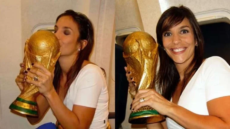 Ivete Sangalo resgata foto rara beijando a taça da Copa do Mundo e agita torcida: Pra cima