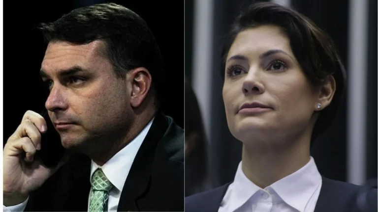 Solução para crise entre Flávio e Michelle depende de Bolsonaro