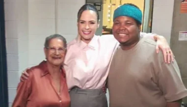 BBB 26: Ana Paula ganha surpresa de Dona Geralda e Ronan após reality
