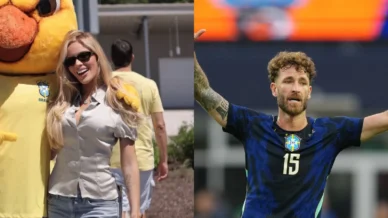 Karoline Lima aparece em foto com Léo Pereira e reacende rumores de volta