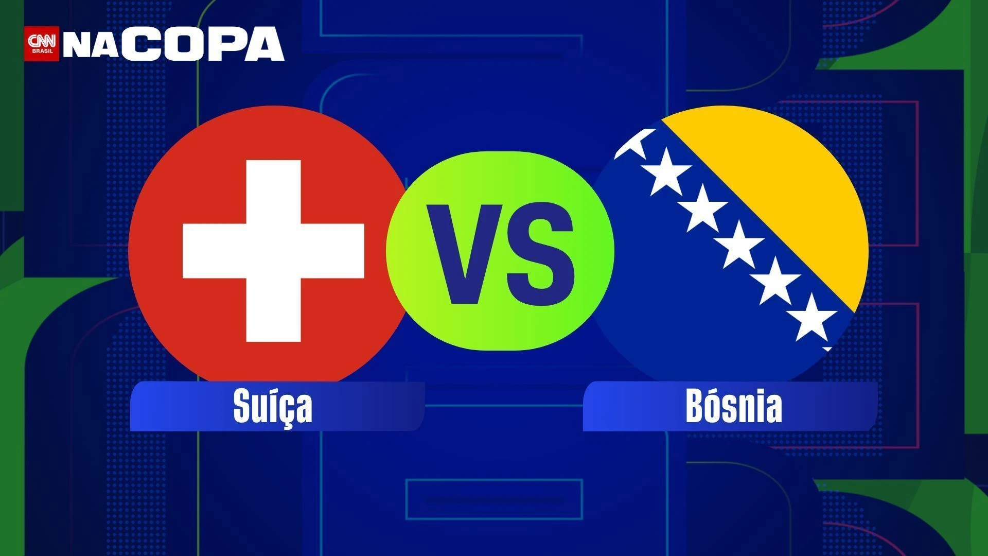 Suíça x Bósnia: escalações e onde assistir ao jogo da Copa do Mundo