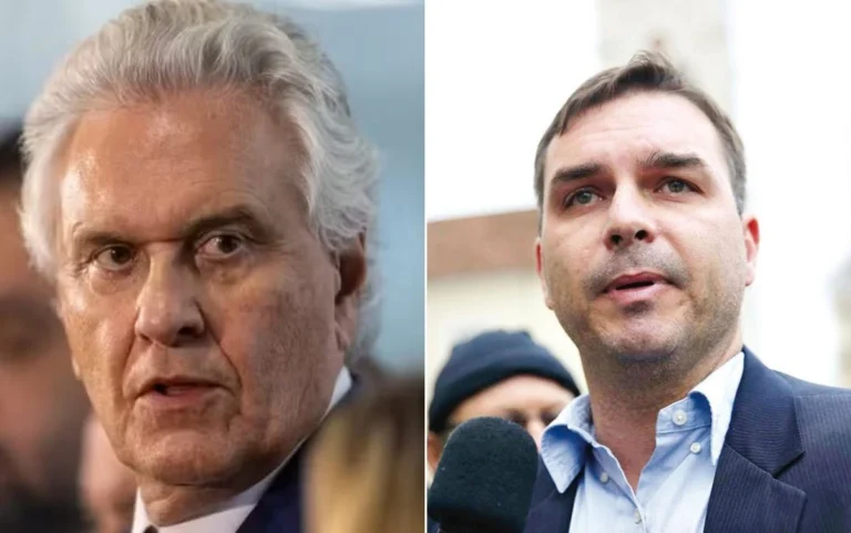Ronaldo Caiado não perdoa e detona Flávio Bolsonaro: “Sério risco”
