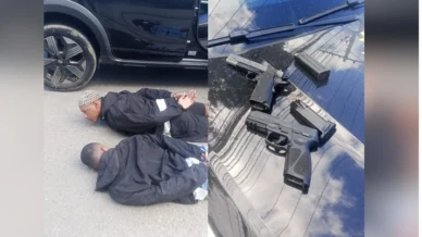 Polícia prende duas pessoas e recupera veículo usado em disputa de facções