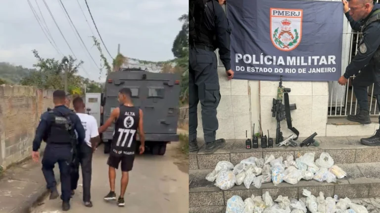 Operação tem tiroteio, pedestres atropelados e quatro presos no Rio