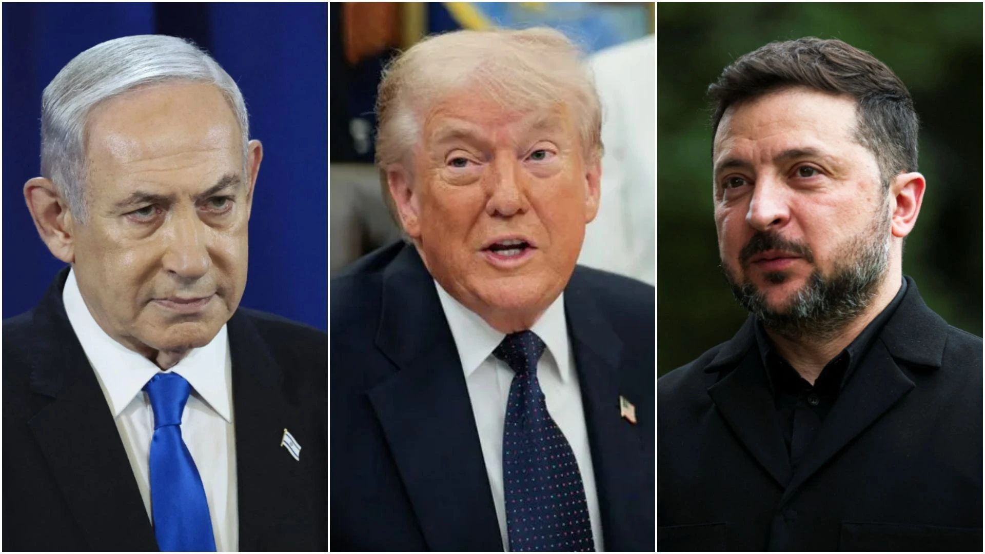 Trump recebe Zelensky e Netanyahu na Casa Branca nesta terça (28)