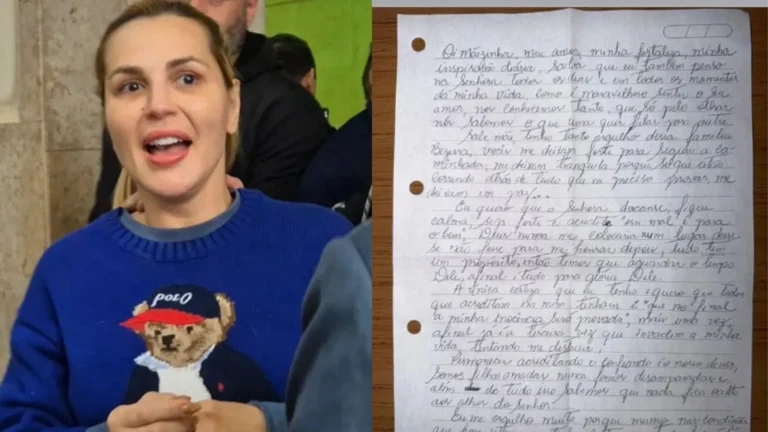 Na prisão, Deolane Bezerra escreve carta para mãe: “Esse mal é para o bem”