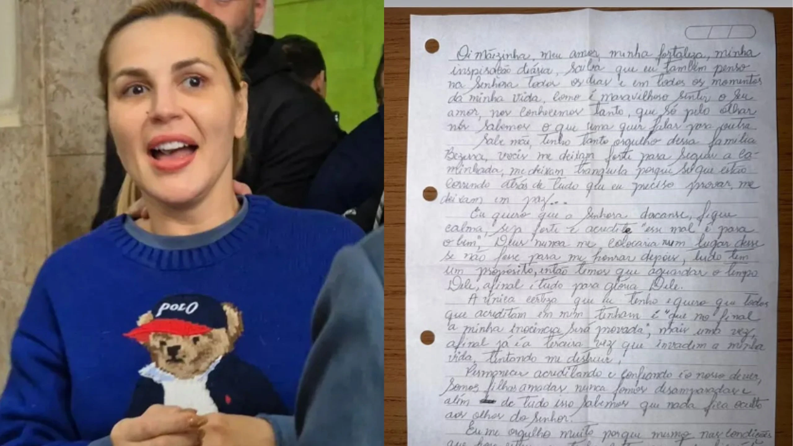 Na prisão, Deolane Bezerra escreve carta para mãe: 