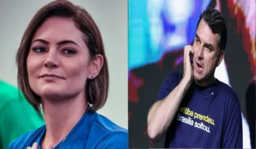 Aliados de Flávio Bolsonaro temem que Michelle fale o que sabe e pânico toma conta