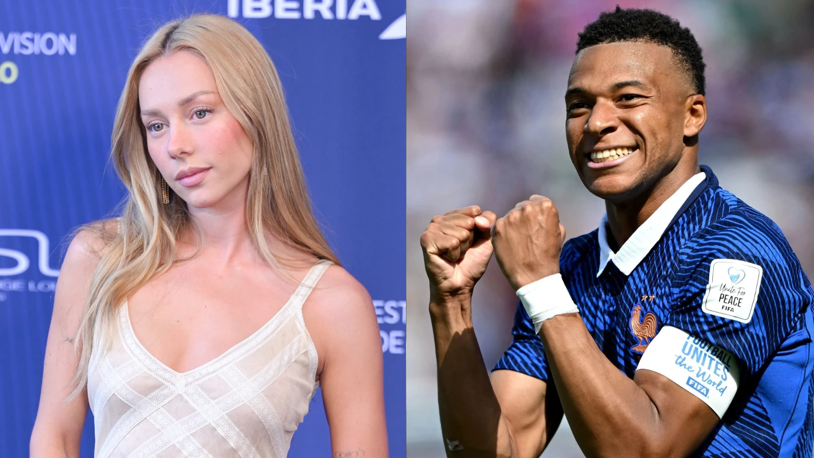 Em aparição rara, Ester Expósito e Mbappé são flagrados abraçados em Paris