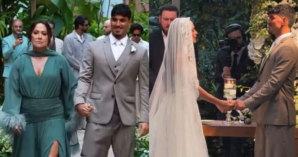 Mãe de Gabriel Medina fala sobre casamento do filho com Isabella Arantes