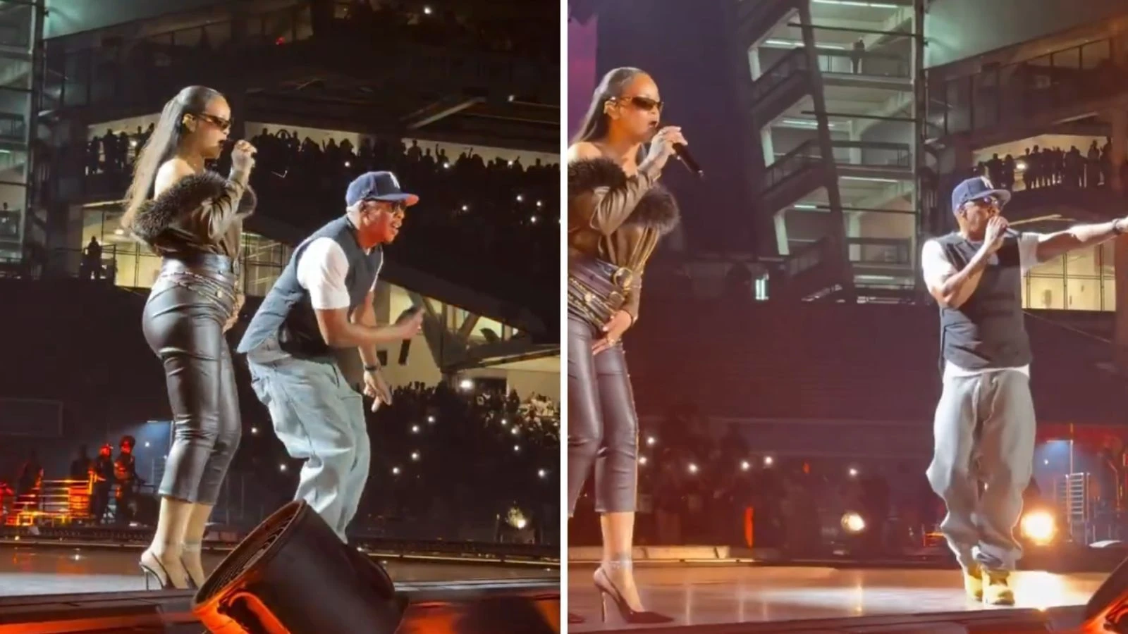 Rihanna volta aos palcos com participação em show de Jay-Z