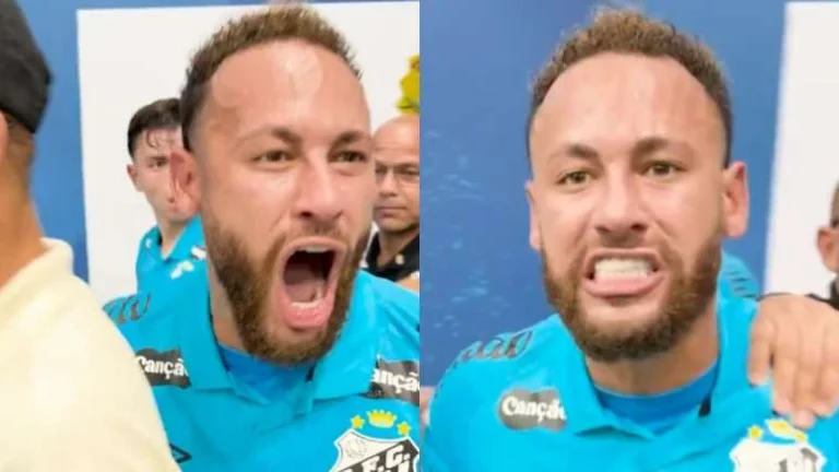 Leitura labial expõe xingamentos e provocação de Neymar após classificação do Santos: ‘Vem’