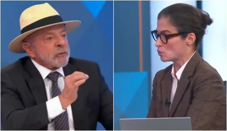 O que Renata Vasconcellos perguntou para Lula se irritar durante o JN
