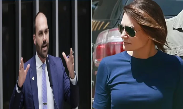 Eduardo Bolsonaro volta a criticar Michelle: “Ela sempre quis”