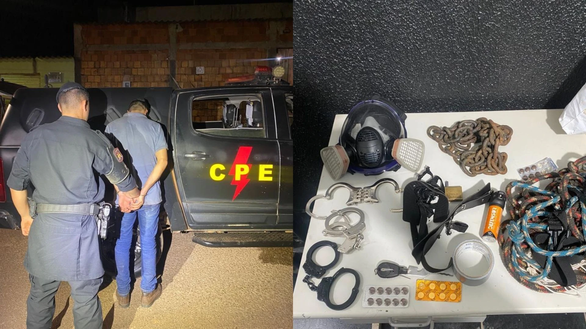 Mulher é resgatada acorrentada e amordaçada de cárcere privado em Goiás
