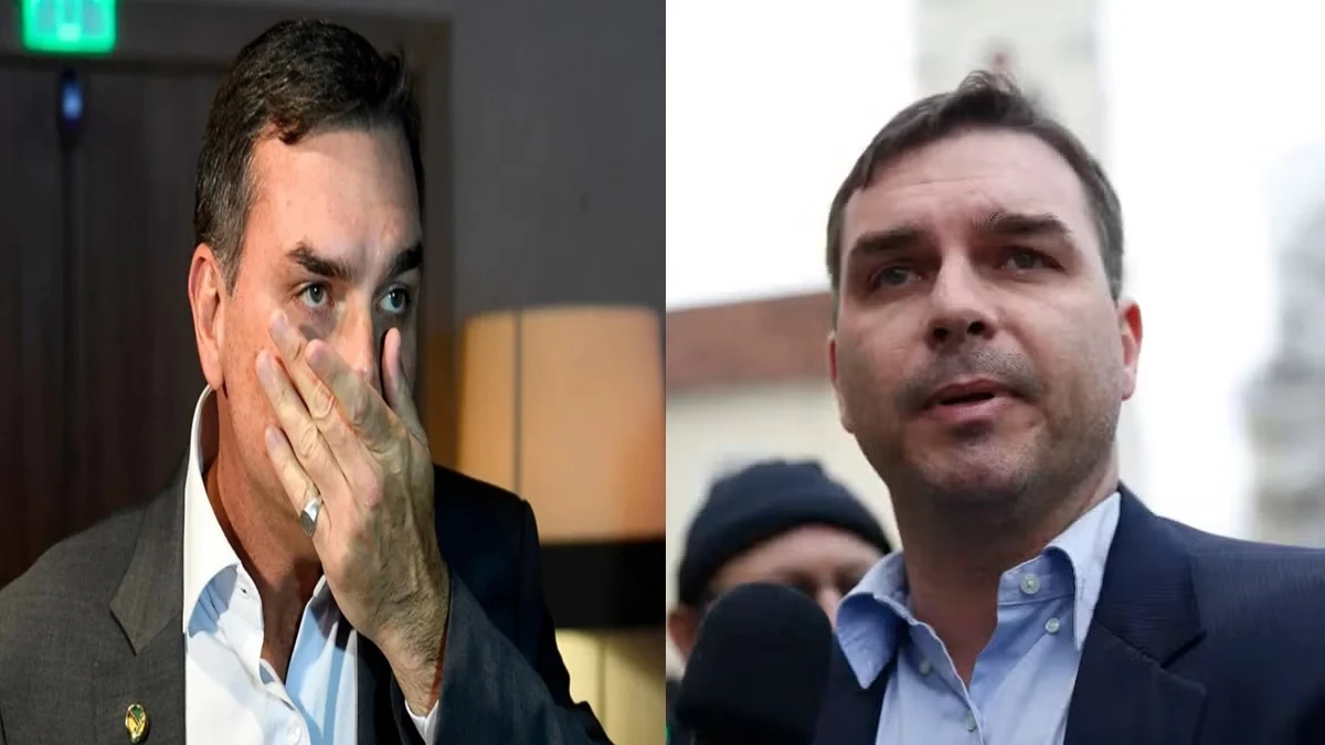 Filiação inesperada de Flávio Bolsonaro ao partido de Renan Santos causa repercussão; entenda