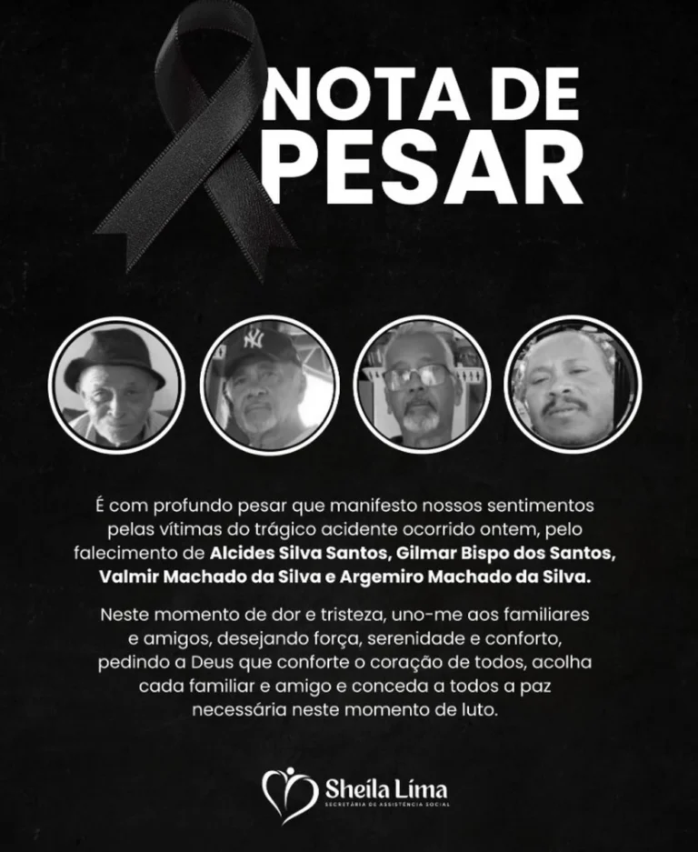 Identificados os sete mortos em acidente na BR-251; motorista não era habilitado e usava tornozeleira, diz PC