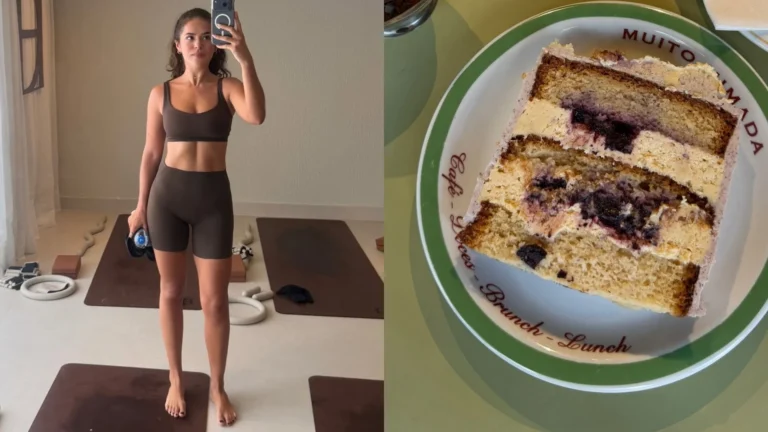 Maisa Silva finaliza treino intenso de pilates com bolo: “Equilíbrio”