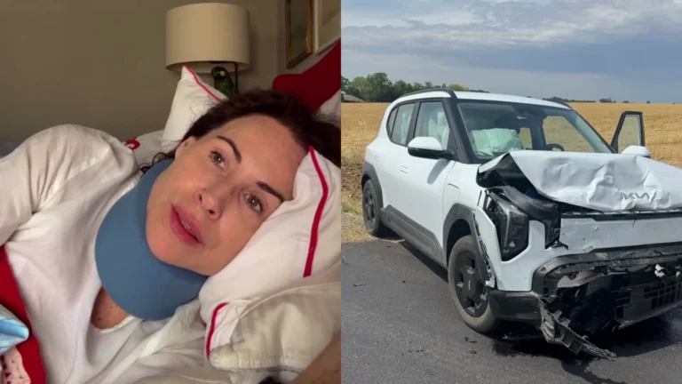 Atriz de “Emily em Paris” sofre acidente grave de carro e fica imobilizada