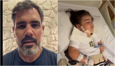 Juliano Cazarré atualiza estado de saúde da filha Maria Guilhermina após internação no CTI