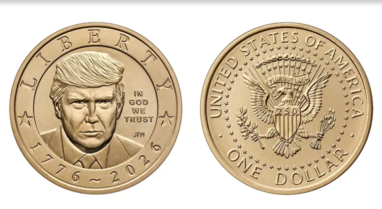 Moeda com imagem de Trump começa a ser vendida nos EUA