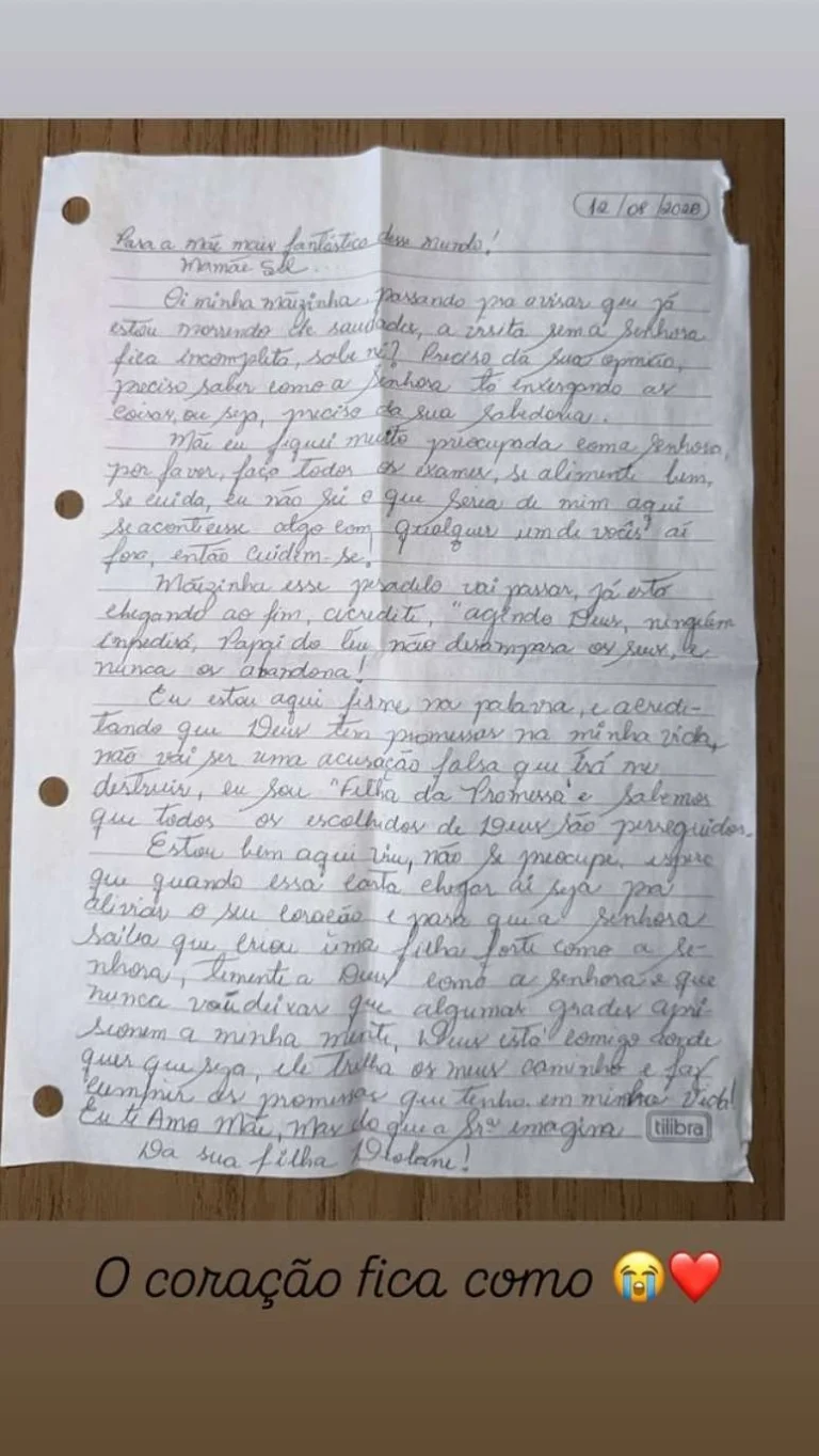 Irmã de Deolane vê potencial de série em diário escrito na prisão