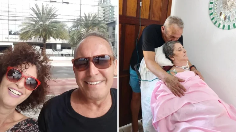 ‘Quem ama, cuida e luta’: marido de mulher com mesma doença de Lito largou emprego para cuidar da esposa