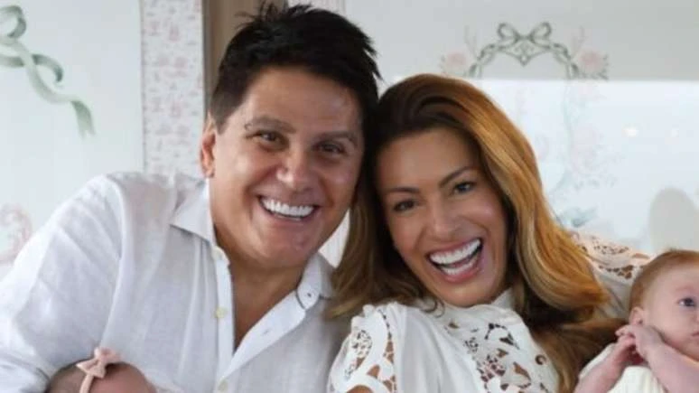César Filho e Elaine Mickely se emocionam com o nascimento da segunda neta: 'Tão amada'