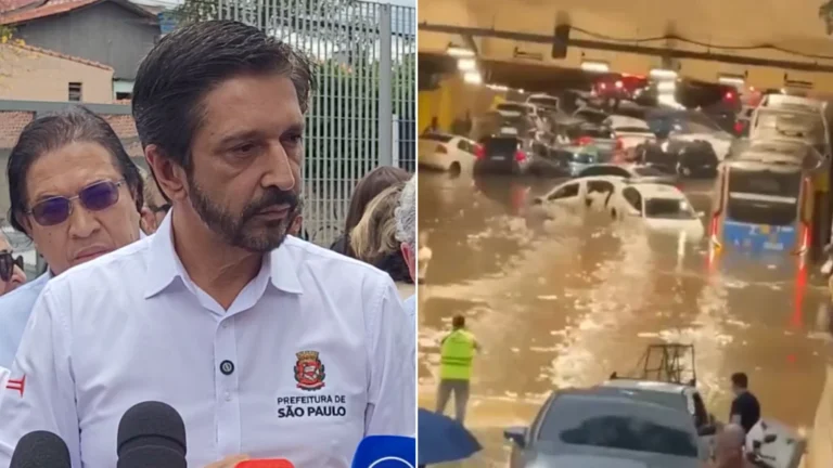 “Talvez ampliar o volume das bombas”: Nunes fala sobre alagamentos em SP