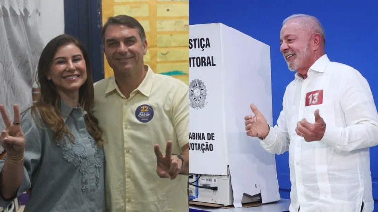 Lula ganhou 10,3 milhões de votos entre 1º e 2º turnos; Flávio, 3,7 milhões