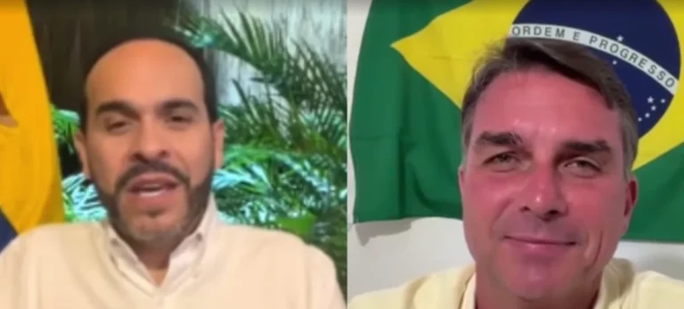 Flávio Bolsonaro sugere incluir Brasil no Escudo das Américas de Trump