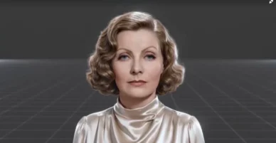 IA traz atriz Greta Garbo de volta para campanha publicitária; veja