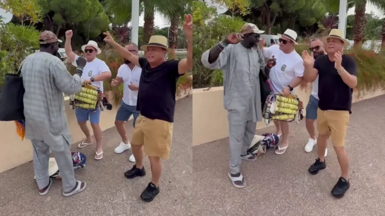 Leonardo dança com ambulantes na França em “rolê aleatório”; veja vídeo